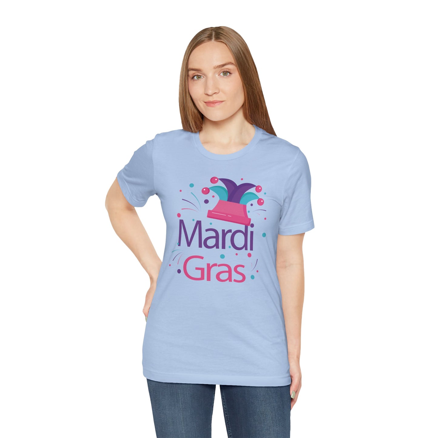 Tee-shirt en coton unisexe pour Mardi Gras