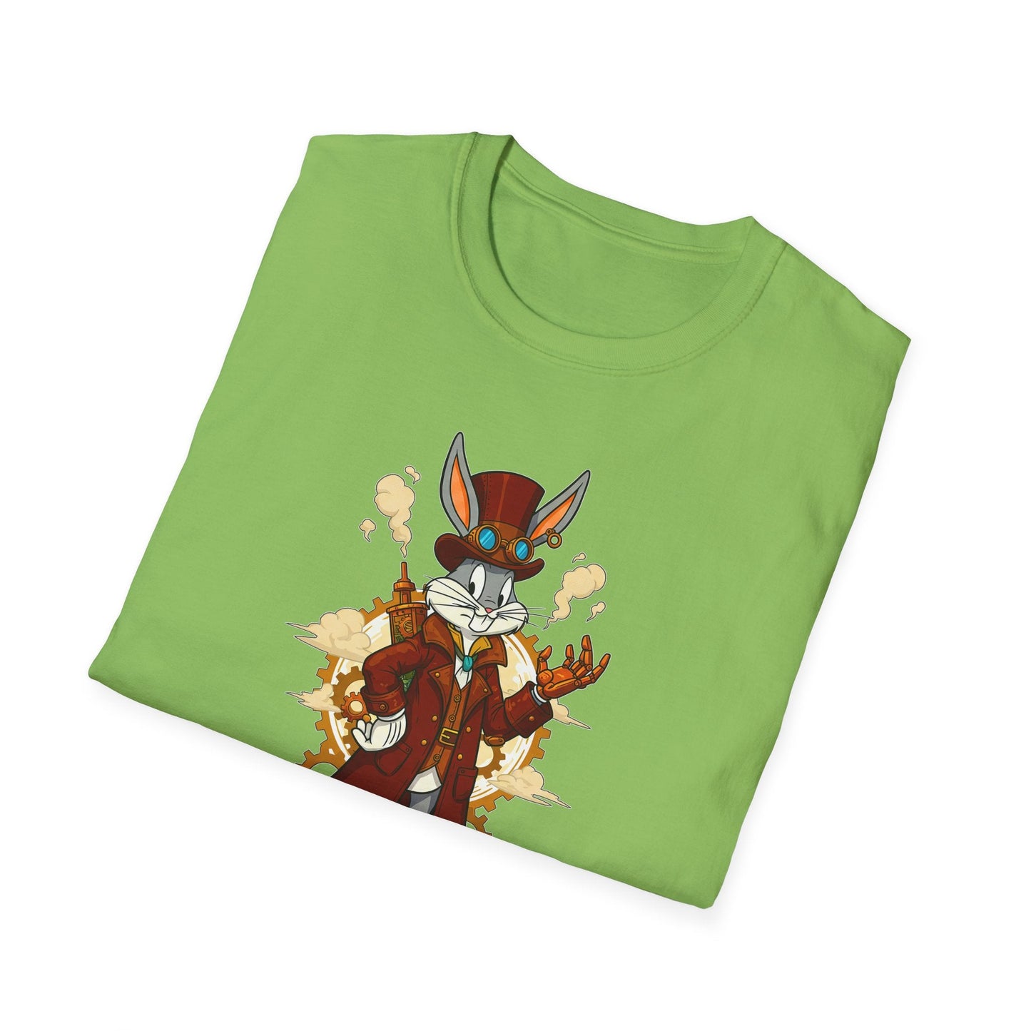 Cartoon Bunny Graphic Unisex Cotton Animal Animation Artwork Design Tee 36