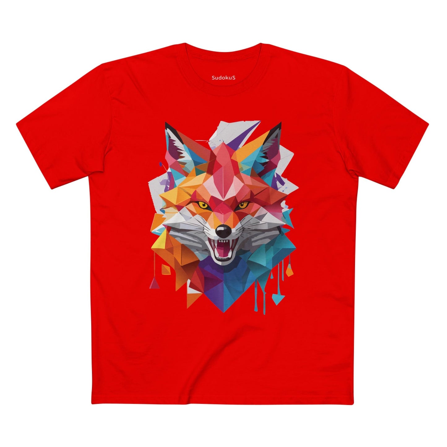 Fox Graphic Unisex 100 Cotton Staple Tee with Animal Design Artwork 21