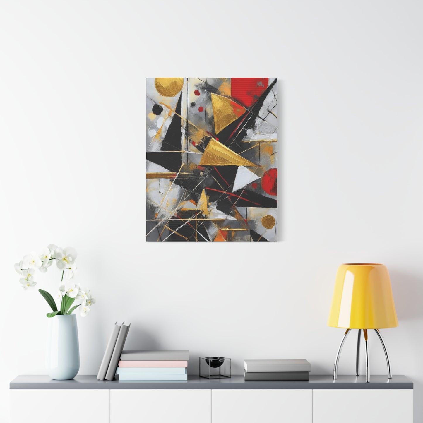 Abstract Oil Painting Print Canvas 20x24,20x30,24x30 24x32,24x36,30x40 32x48,36x48,40x60 Pine-Wood Inner Frame ABS-187