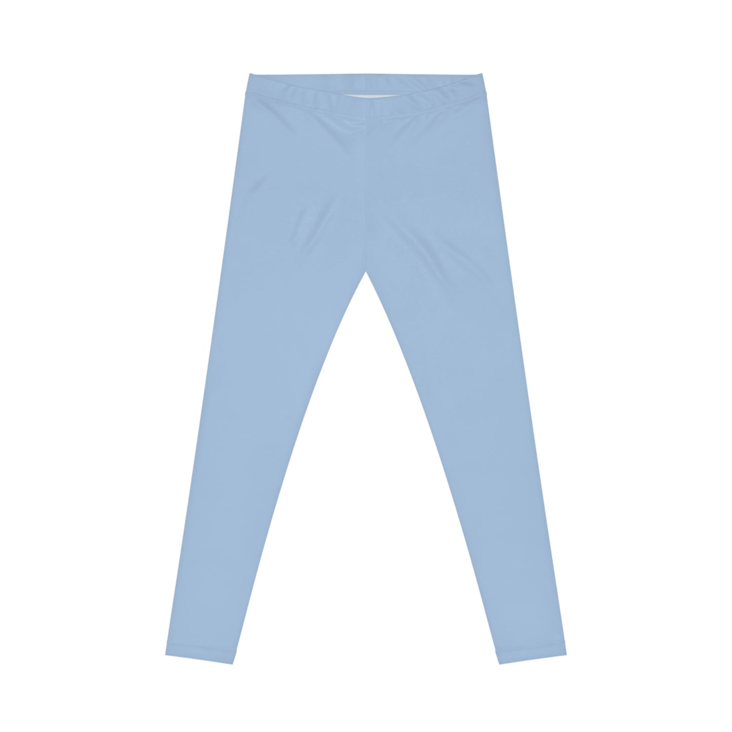 Hope Blue Color Women's Poly-Span Casual Leggings XS-2XL