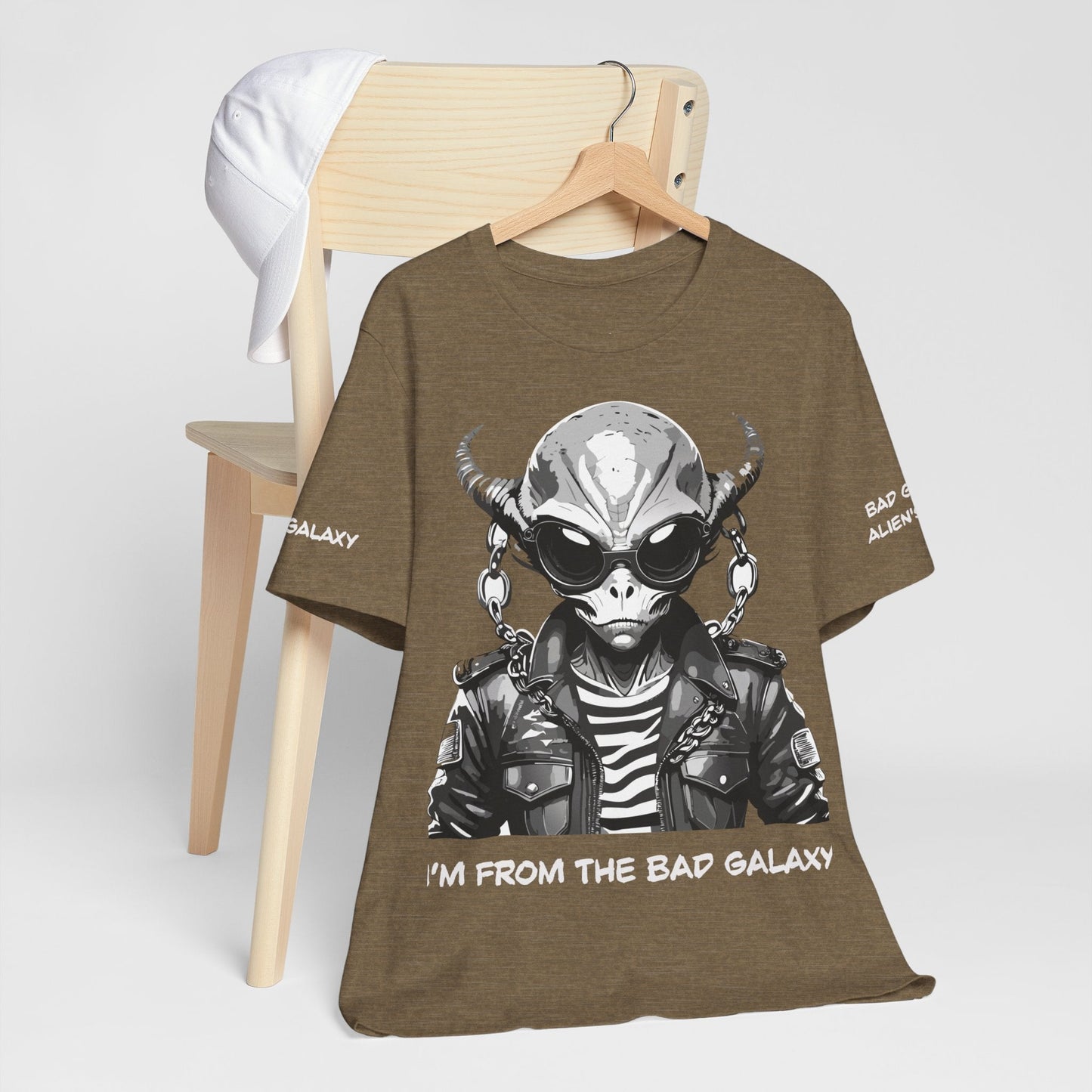 Alien T Shirt From Bad Galaxy Graphic Tee With Free Shipping Lightweight 100 Cotton USA Made