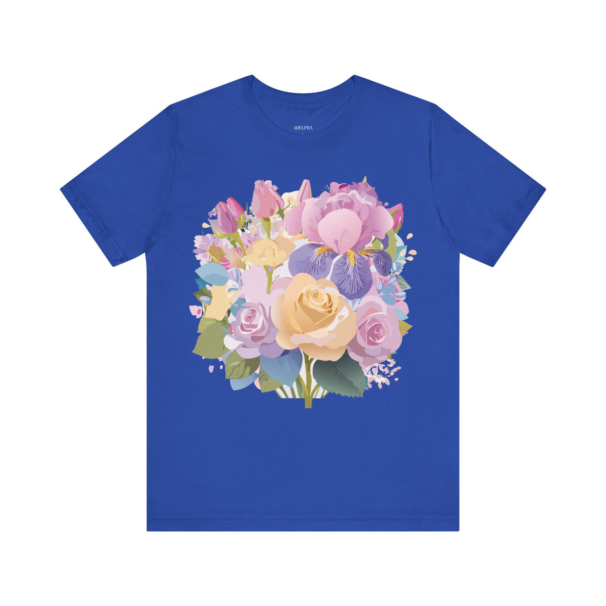 Floral Graphic Tee Shirt - Bella+Canvas Unisex 100 Cotton 45