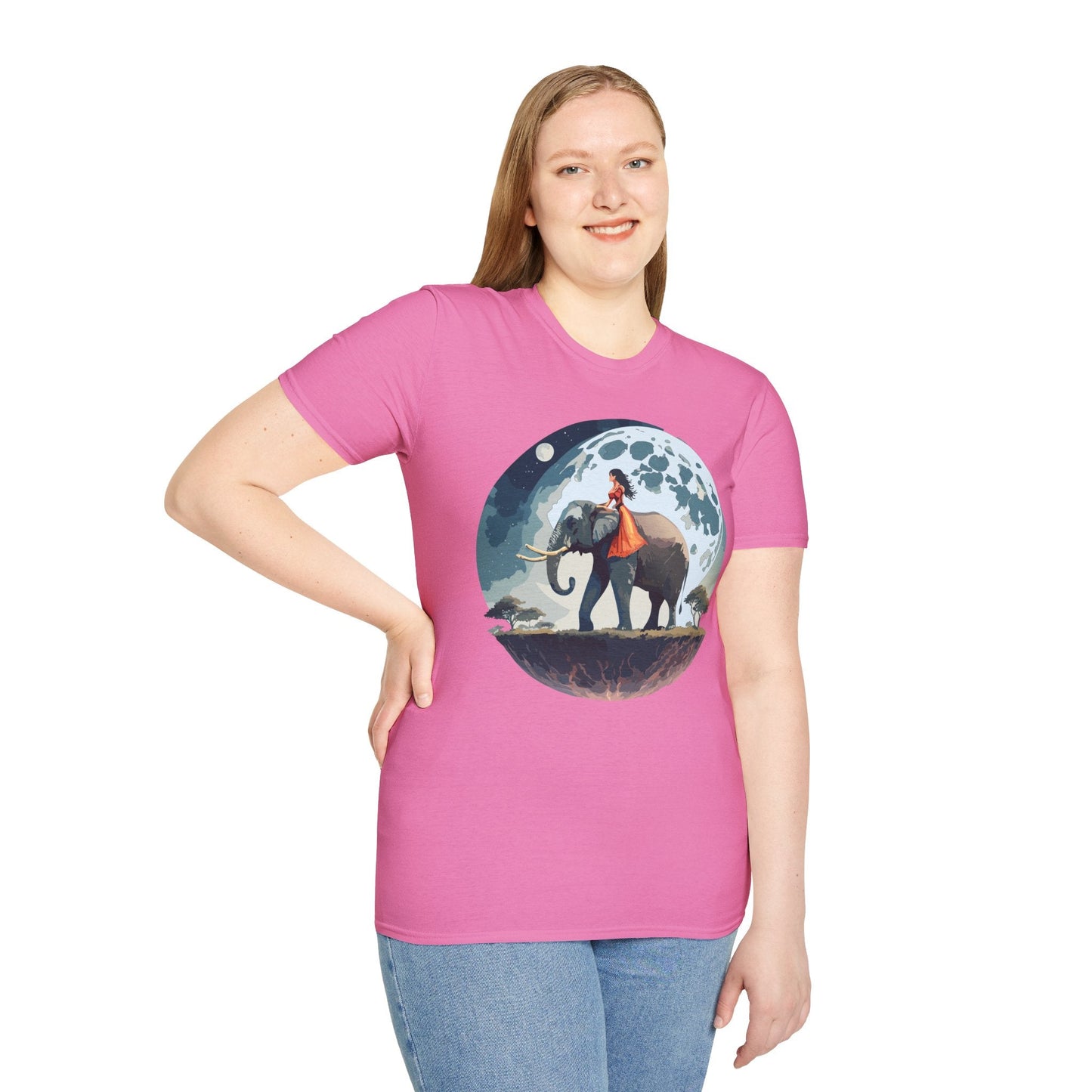 Womens Graphic T Shirt Art Design Tee SoftStyle Gildan 64000 100 Percent Ring Spun Cotton Comfort