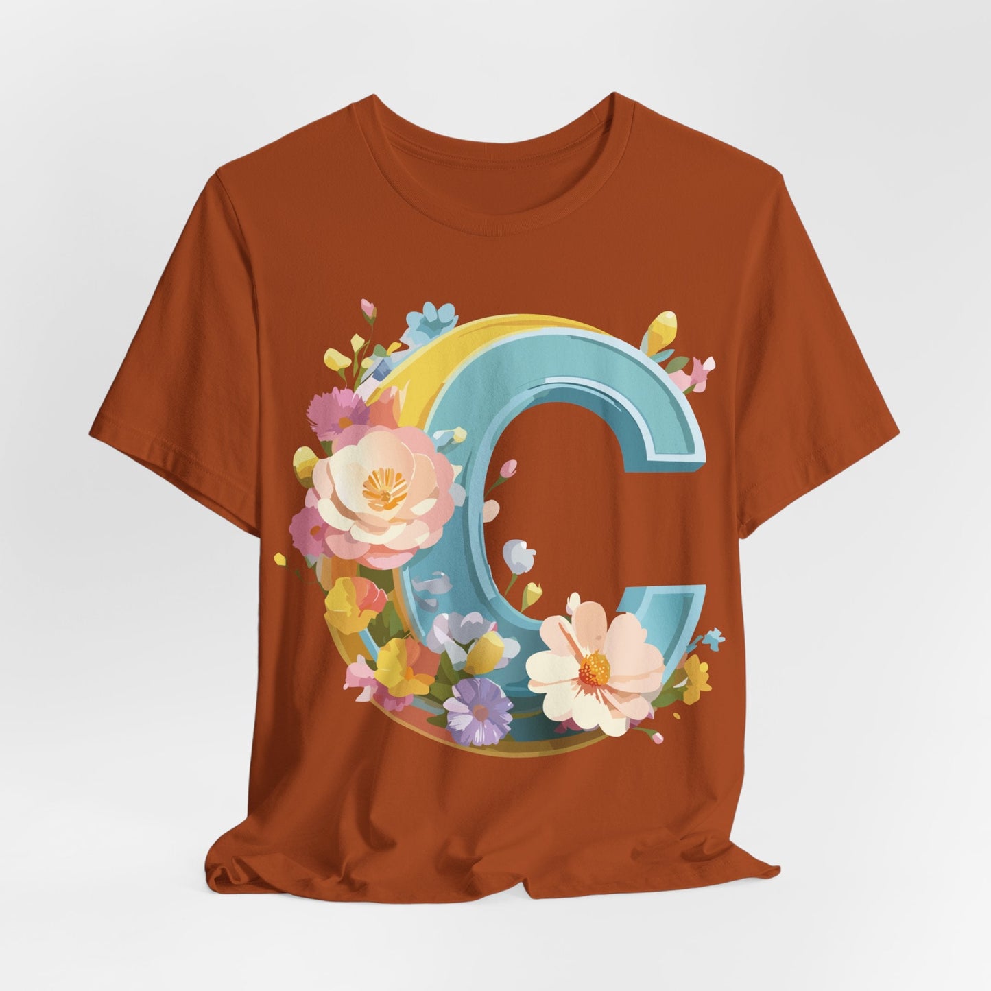 Adelpha Letter C Shirt Graphic Tee Unisex Short Sleeve Art Design Vintage Inspired Casual Wear