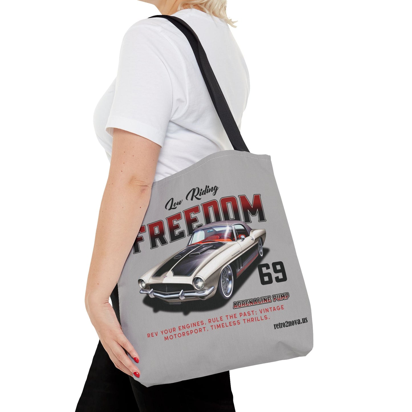 Retro2Nova Classic Vintage Car Canvas Tote Bag Free Shipping Durable Everyday Carry