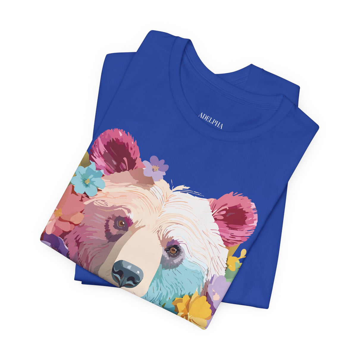 Bear Graphic Design Tee Bella+Canvas Unisex 100 Cotton Tee Shirt a116