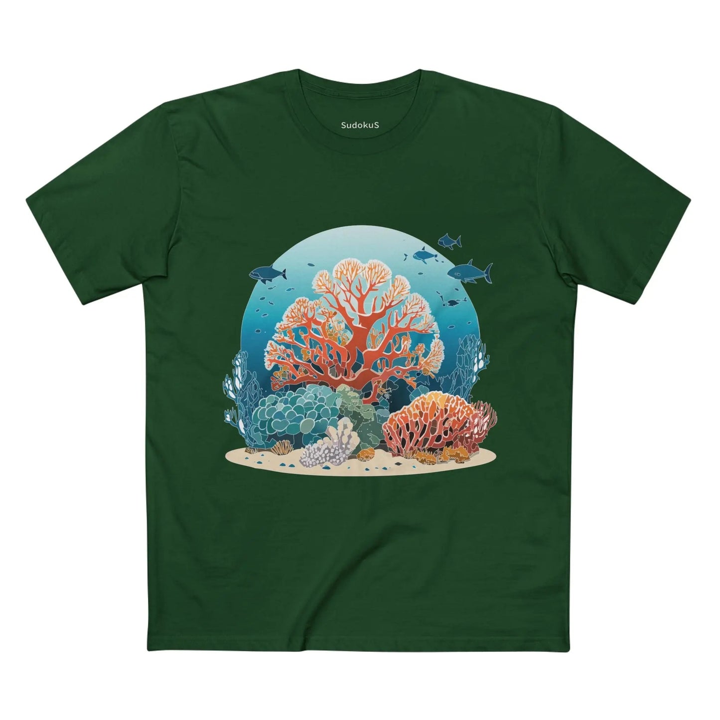 Ocean Coast Graphic Unisex 100 Cotton Staple Tee 3