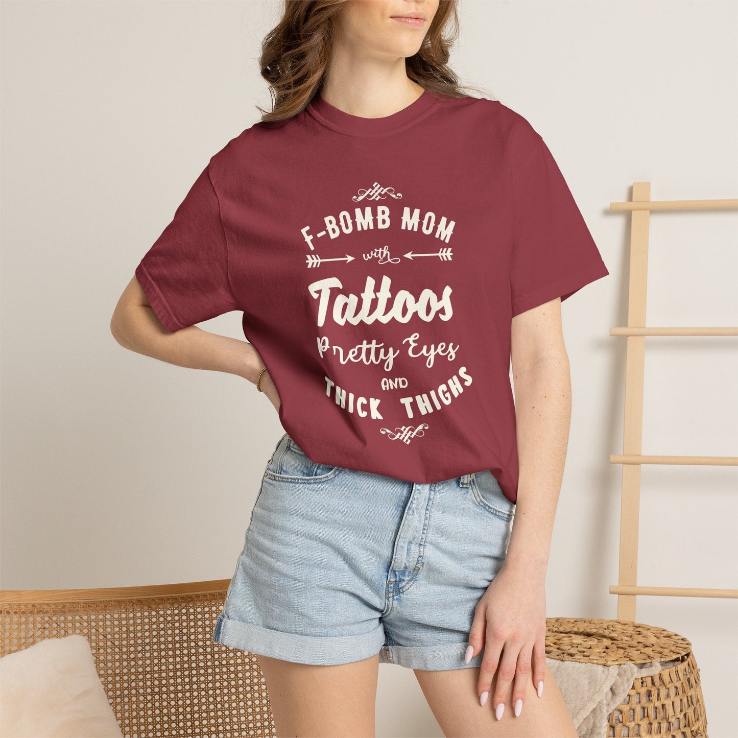Mom T-shirt Mother's Day Mama Tee Unisex Comfort Colors Garment-Dyed Cotton h37