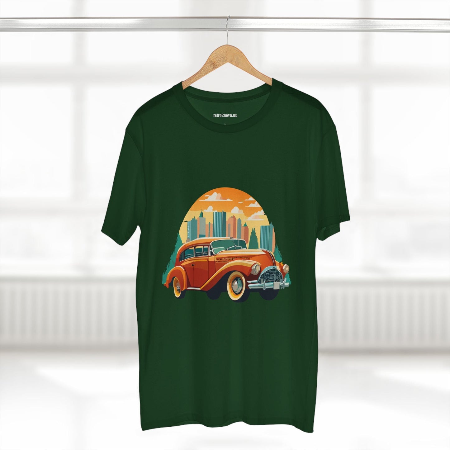 Retro Car Shirts Vintage Car Tee By Retro2Nova Unisex Premium Cotton Original Art Design Collection