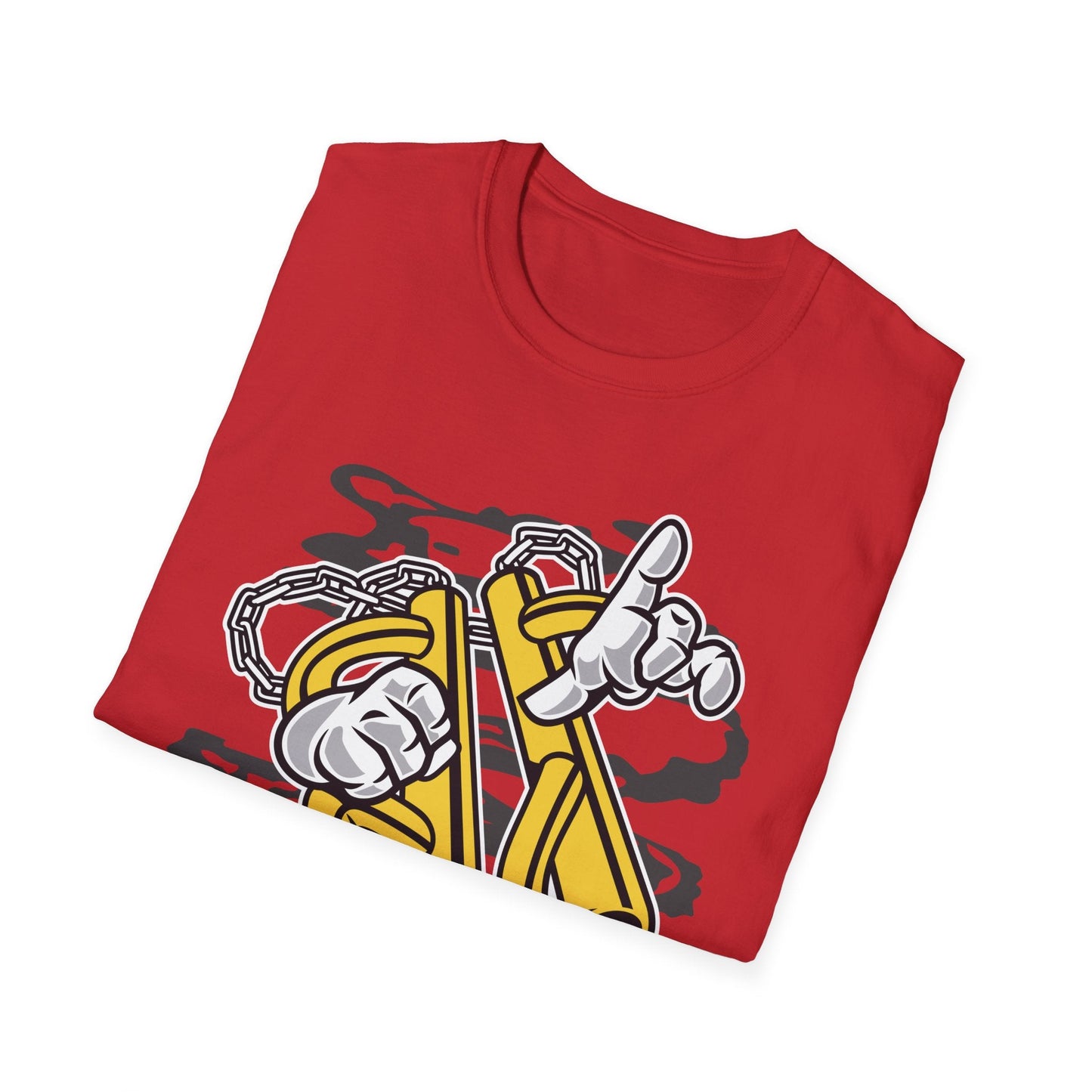 Cartoon T Shirt Animation T Shirt Funny Tee Unisex Softstyle 100 Percent Cotton 64000