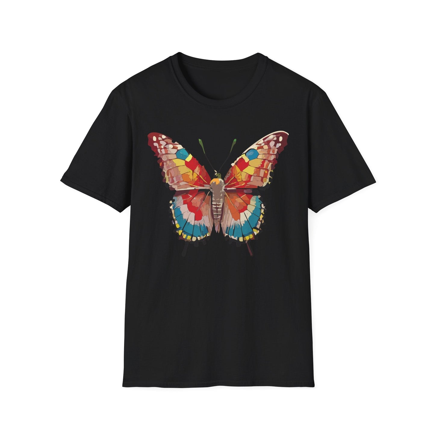 Butterfly Shirt Unisex Monarch Tee Softstyle 100 Percent Ring Spun Cotton Quality Gildan 64000
