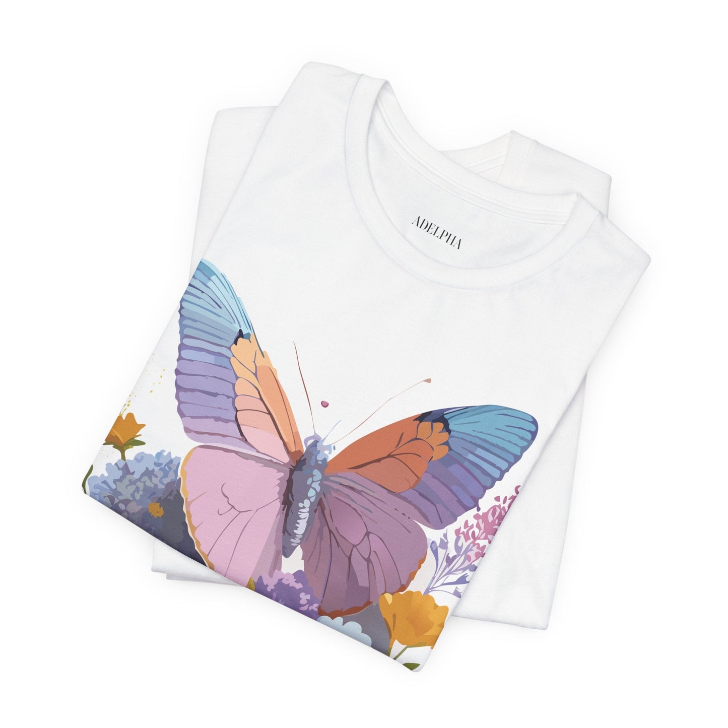 Butterfly Graphic Tee Unisex Vintage Inspired Artwork Adelpha