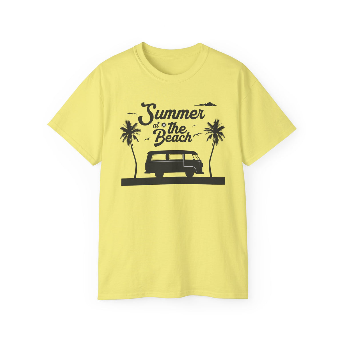 Summer at the Beach Van Tee | Surf Camper Palm Tree Shirt