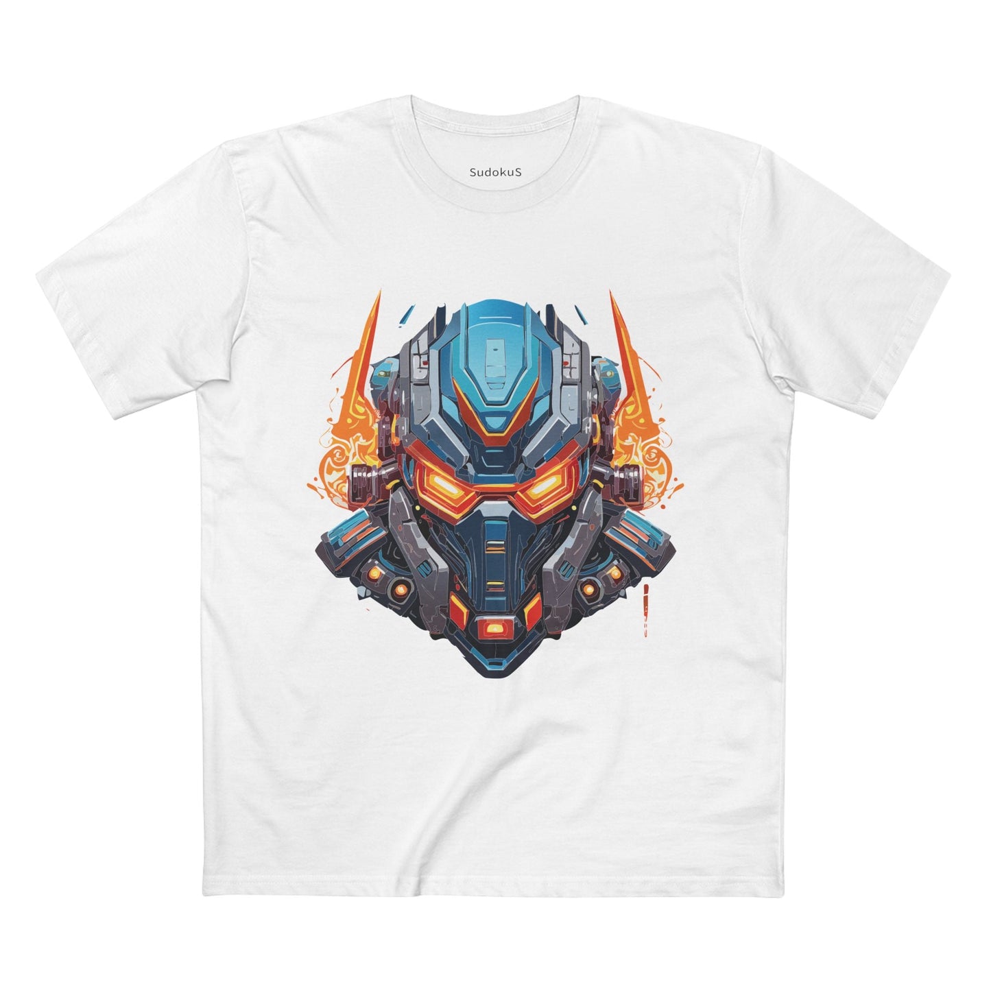 Cyborg Robot Graphic Unisex 100 Cotton Staple Tee 17