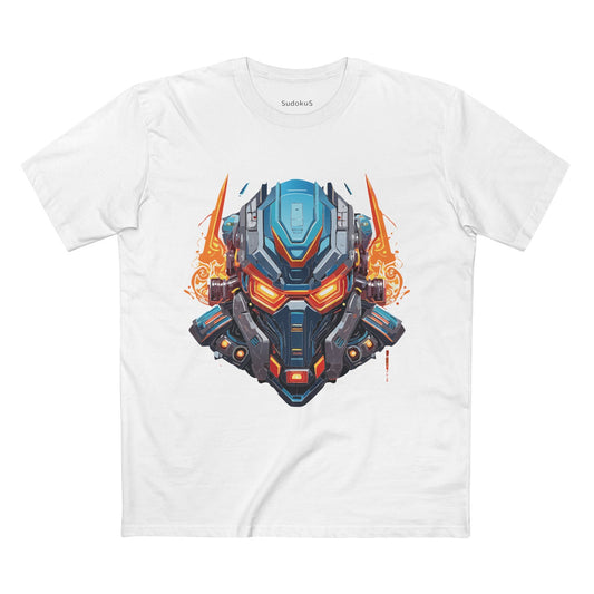 Cyborg Robot Graphic Unisex 100 Cotton Staple Tee 17