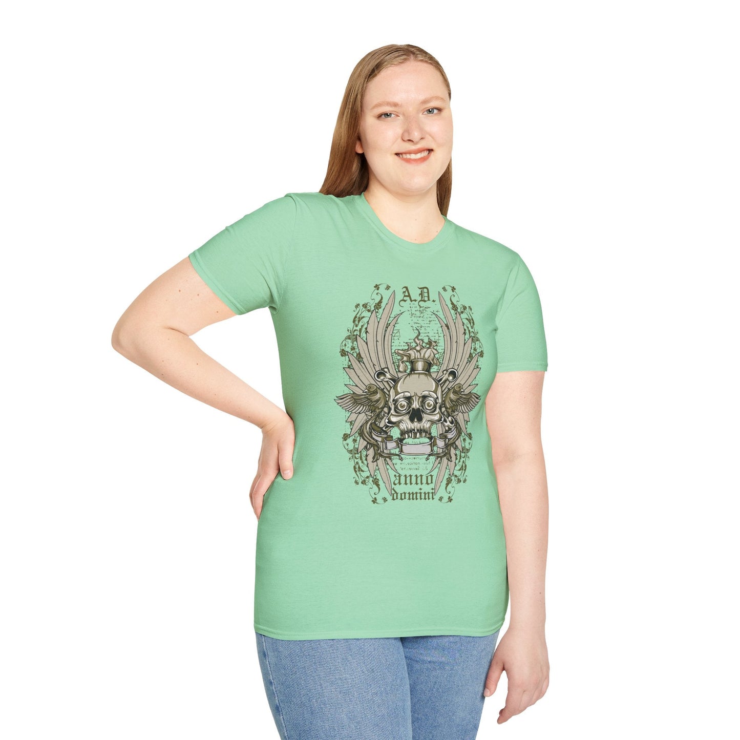 Unisex Art Design T Shirt With Graphic Artwork Softstyle Gildan 64000 Tee Premium Cotton