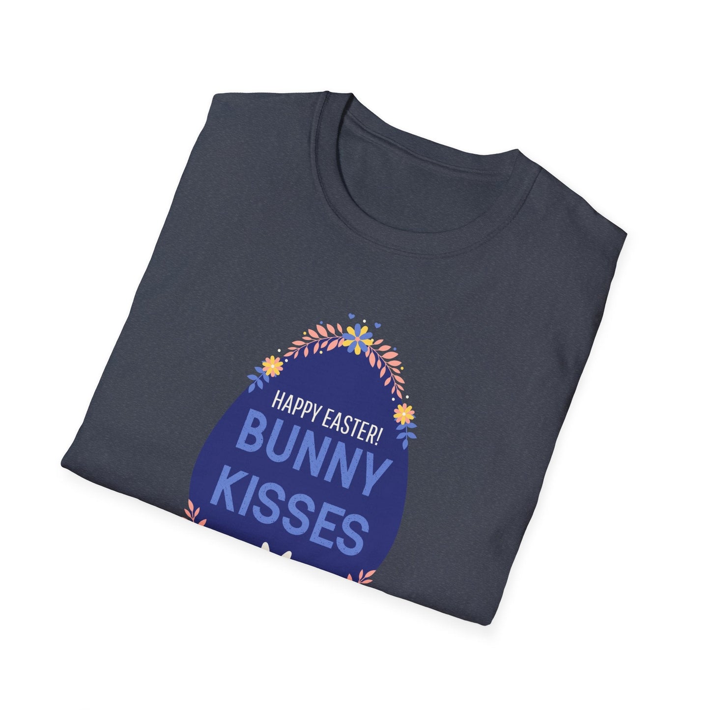 Easter Bunny Kisses T Shirt Unisex Gildan Softstyle Tee With Easter Signature Prints Design