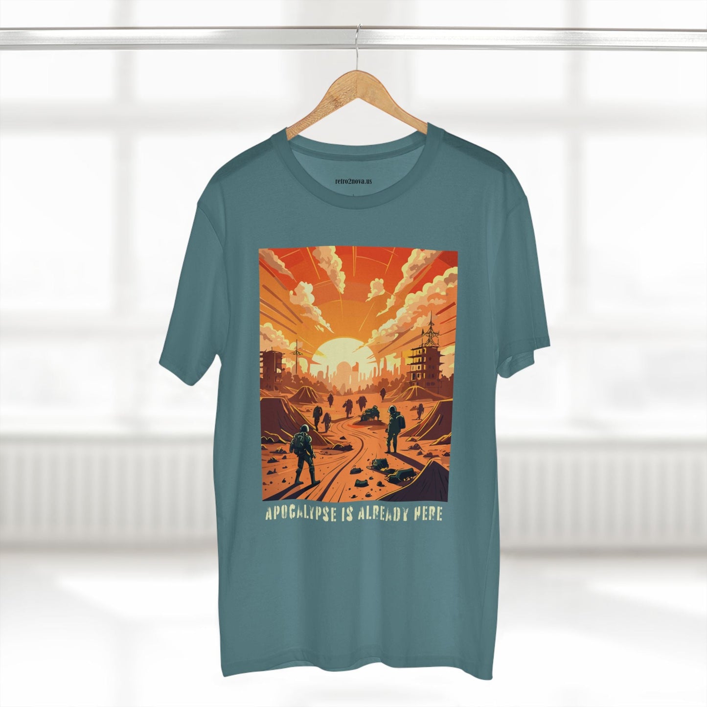 Cataclysm Doomsday Shirt Unisex Premium Cotton Tee With Original Art Retro2Nova Design