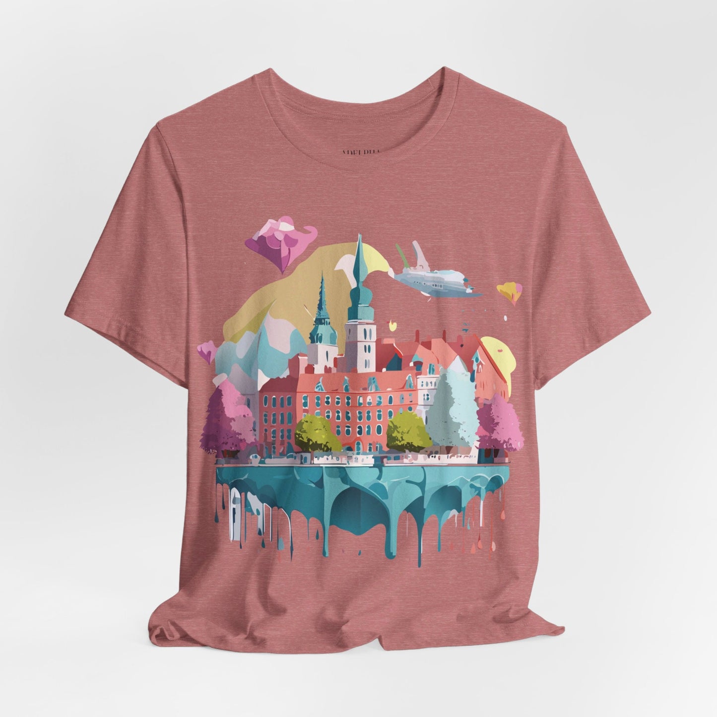 Germany Tourist Shirt Unisex Graphic Tee Vintage Inspired Art By Adelpha Premium Design