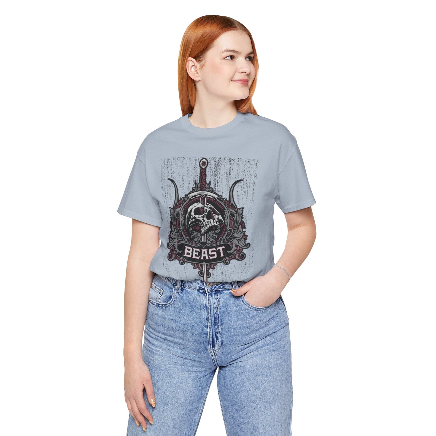 Beast Graphic Tee, Graphic T-Shirt, Artistic Vintage T-Shirt, Vintage Shirt, Skull Tee, Art Design Skull Tees