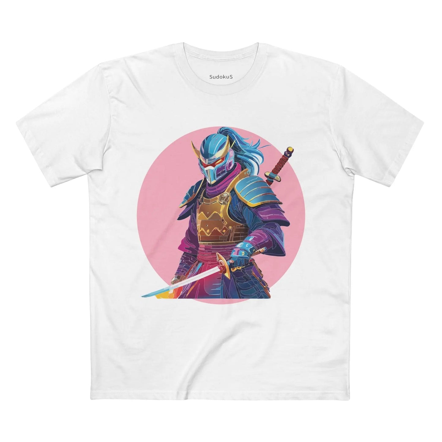 Samurai Graphic Unisex 100 Cotton Staple Tee 3
