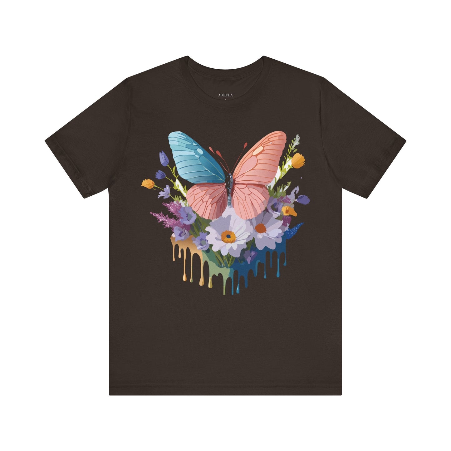 Butterfly Graphic Tee Unisex Adelpha Art Vintage Inspired Short Sleeve Shirt