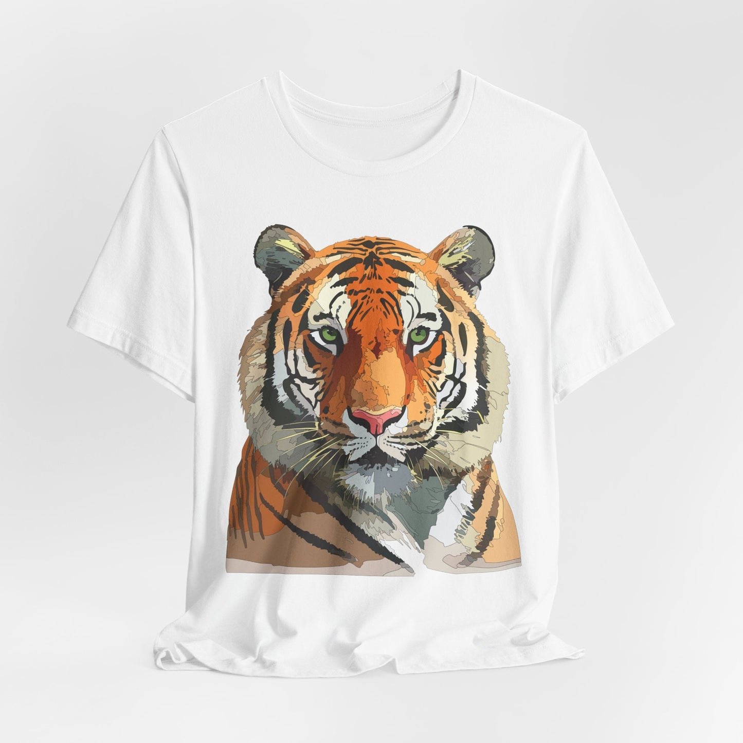 Unisex Animal Graphic Tee Shirt With Wildlife Art Design For Everyday Comfort Gildan 64000
