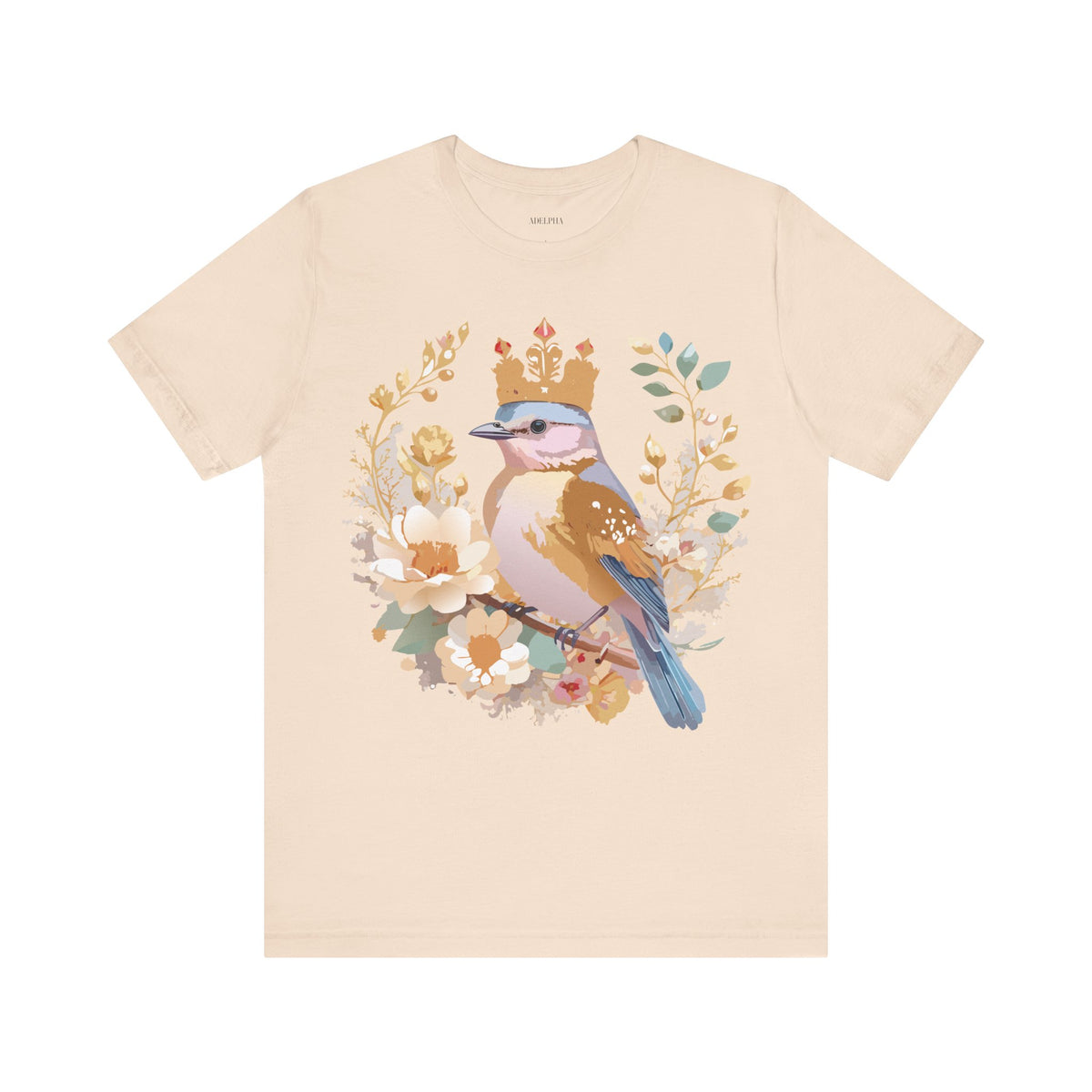 Medallion Graphic Unisex Cotton Bella+Canvas Tee with Art Design d42