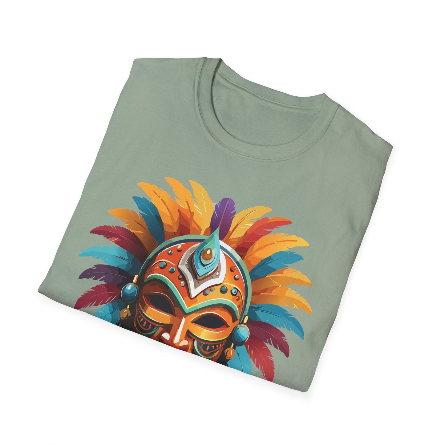 Mask Tee Shirt Unisex Softstyle 100 Percent Ring Spun Cotton Masquerade Tees For Comfort