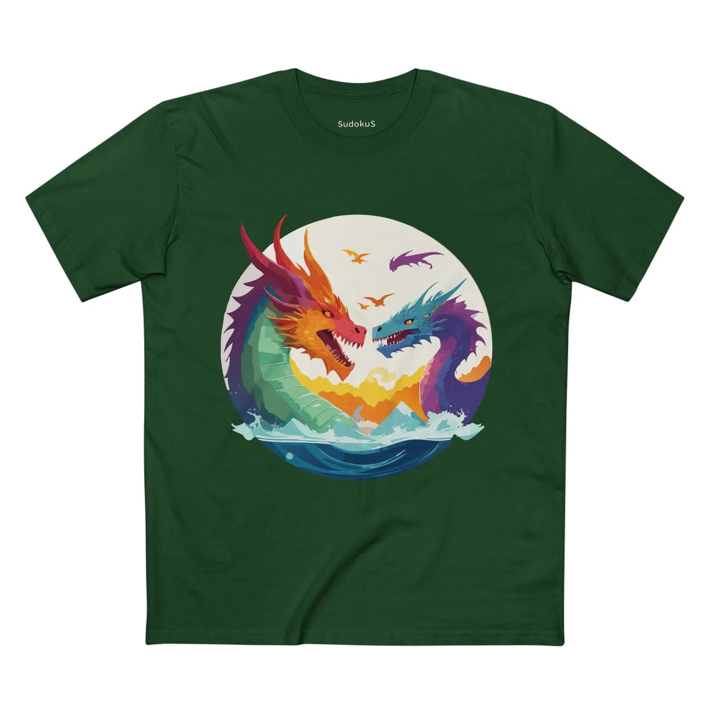 Dragon Graphic Unisex 100 Cotton Staple Tee 20