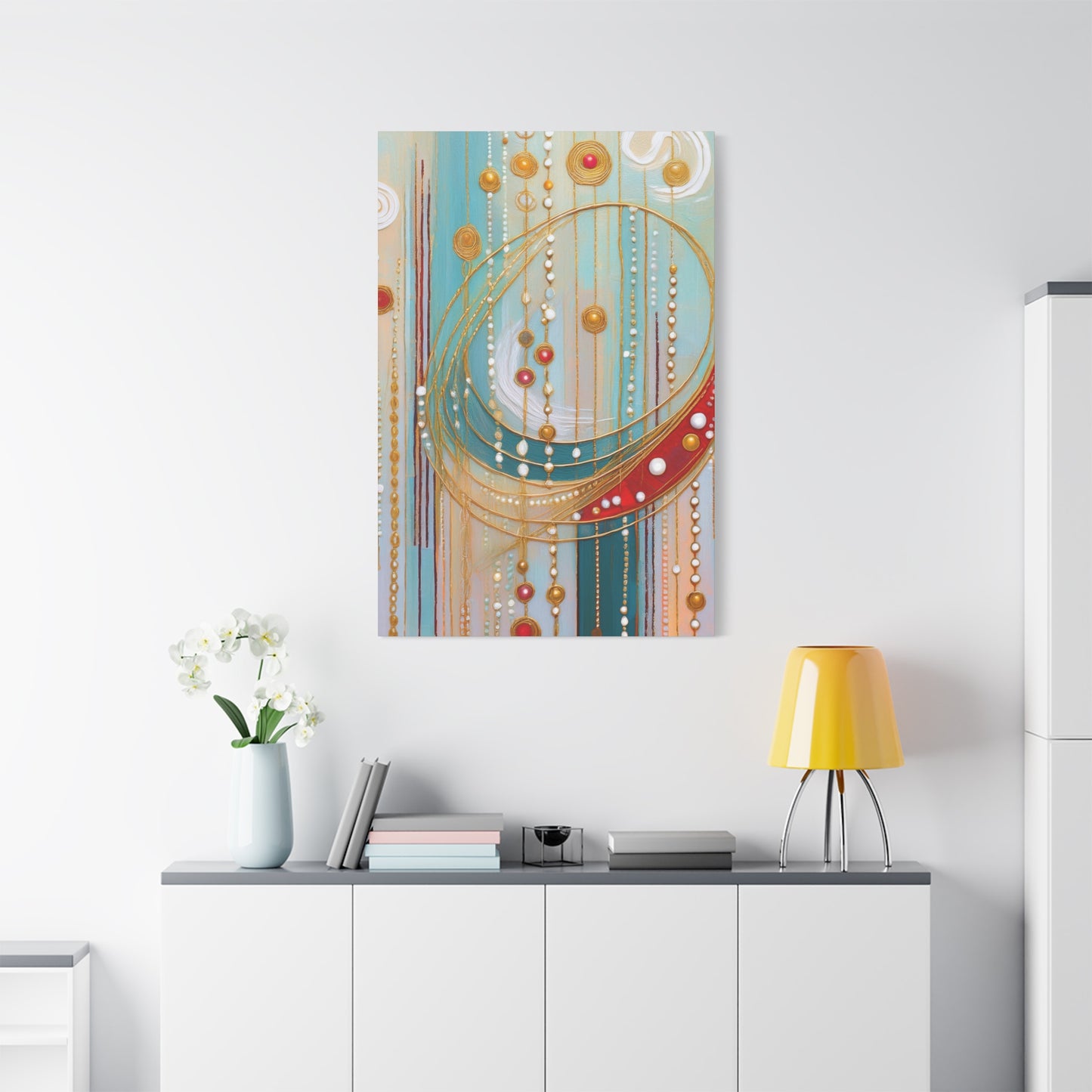 Abstract Oil Painting Print Canvas 20x24,20x30,24x30 24x32,24x36,30x40 32x48,36x48,40x60 Pine-Wood Inner Frame ABS-101