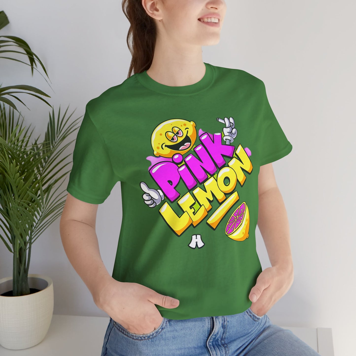 Lemon Graphic Tee, Graphic T-Shirt, Funny Lemon Shirt, Cute Cartoon Tees, Art T-Shirt, Art Design Tees
