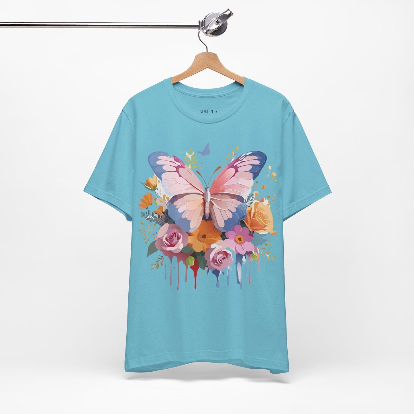 Butterfly Graphic Tee Unisex Art Design Shirt By Adelpha Vintage Inspired