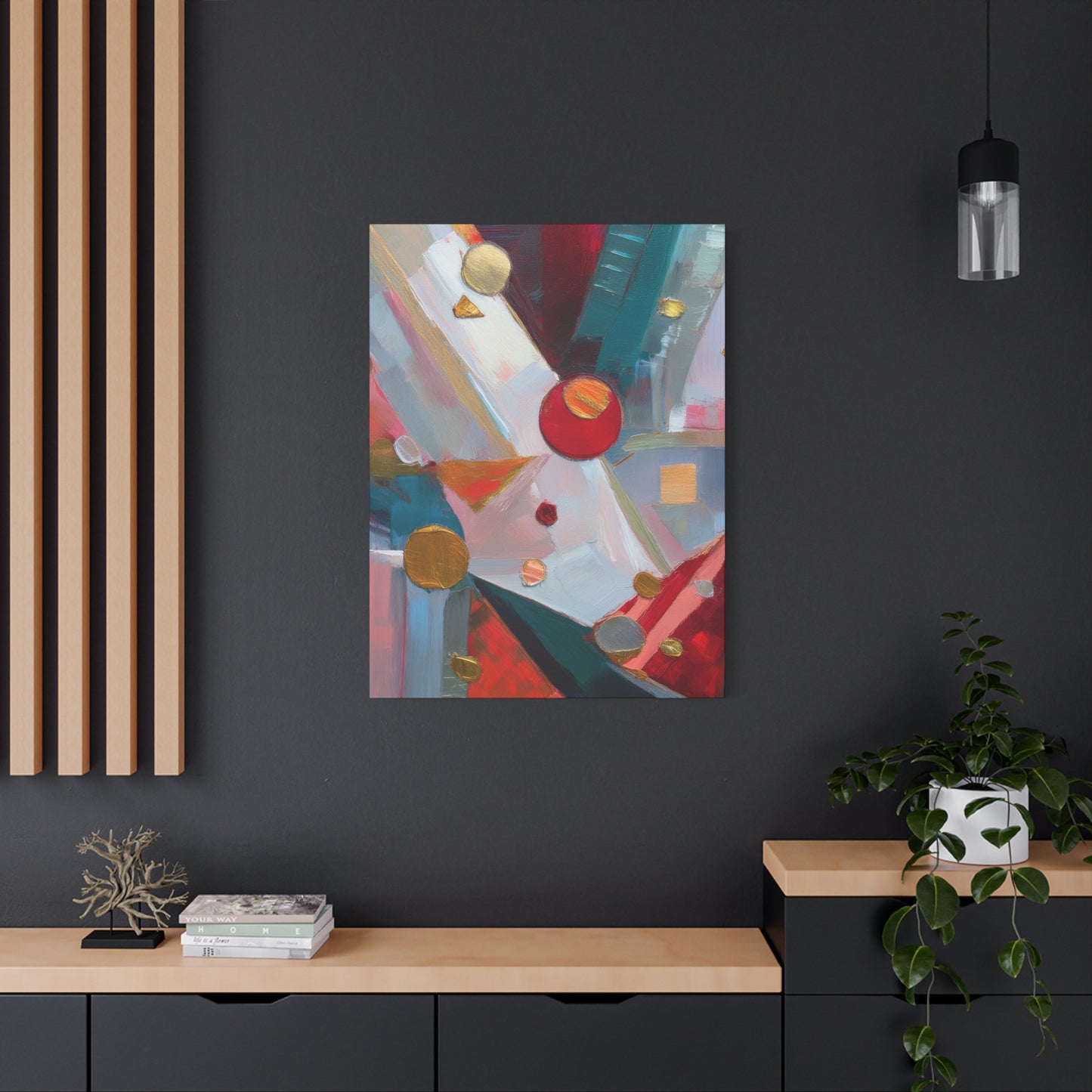 Abstract Oil Painting Print Canvas 20x24,20x30,24x30 24x32,24x36,30x40 32x48,36x48,40x60 Pine-Wood Inner Frame ABS-168