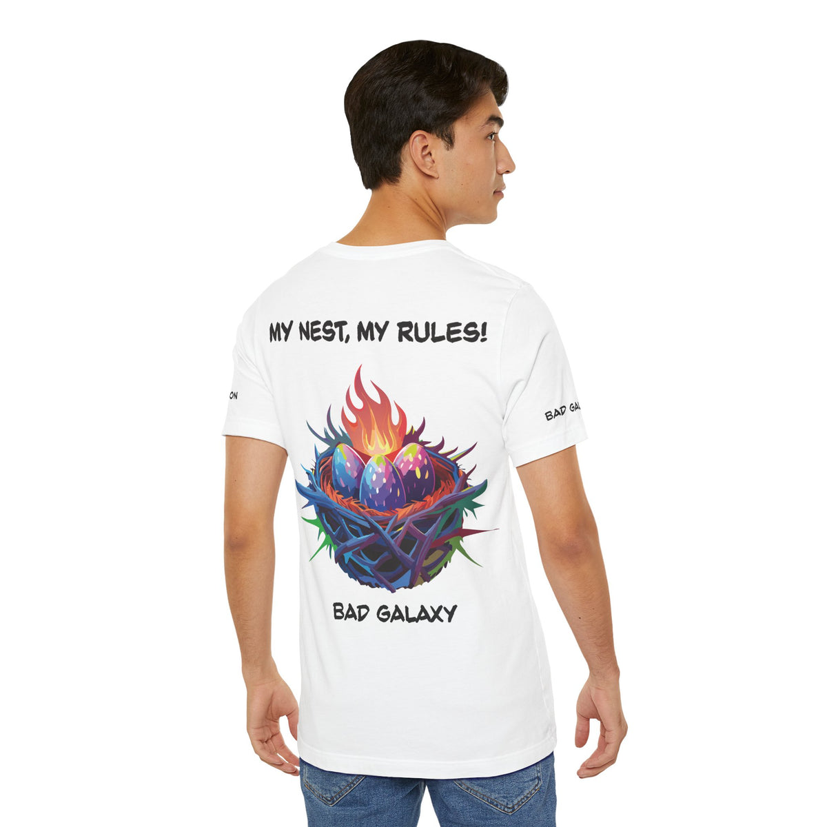Animal Graphic Unisex Cotton Bella+Canvas Tee with Art Design b85