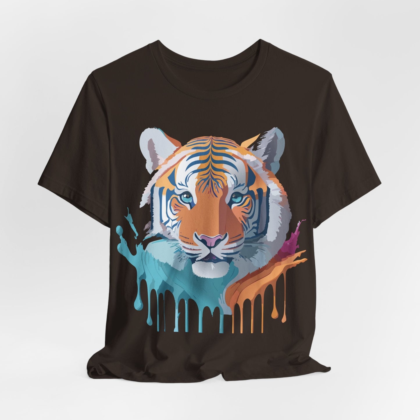 Tiger Graphic Tee Unisex Jersey Short Sleeve Vintage Inspired Artwork Adelpha Art Design