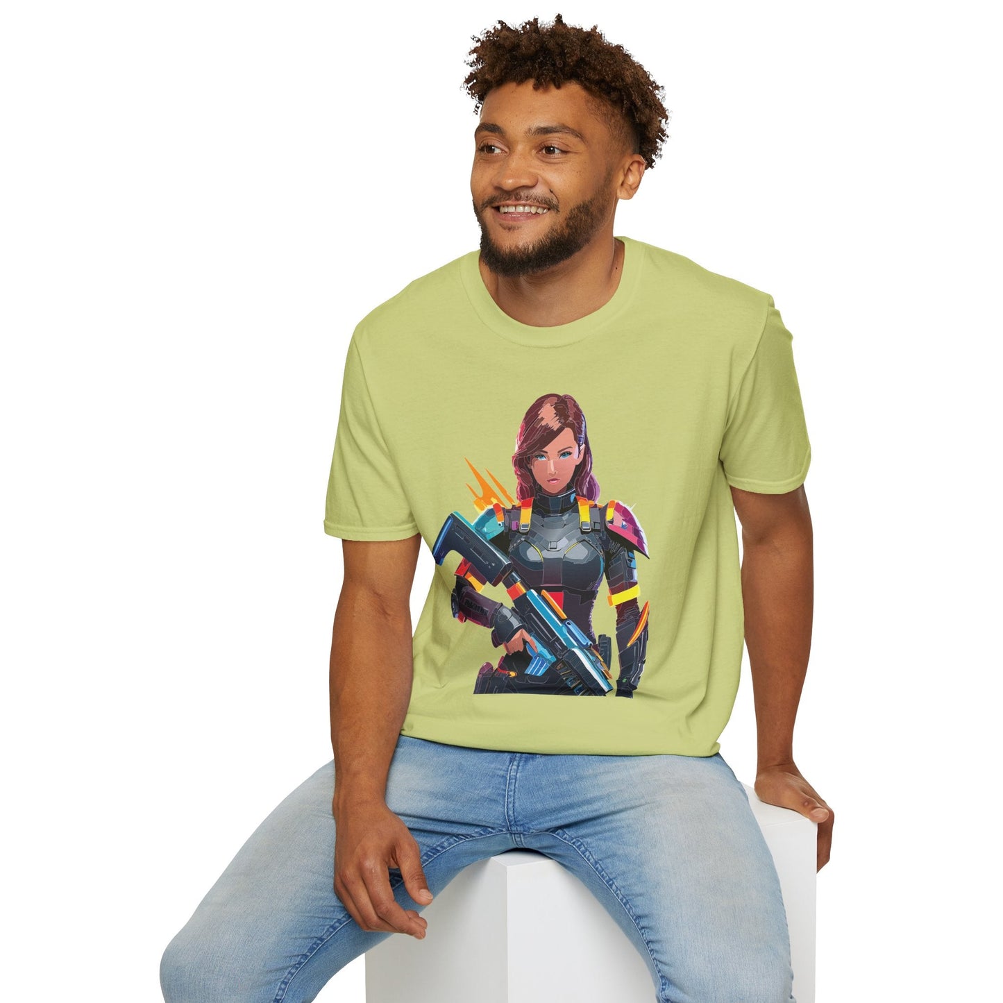 Robocop T Shirt Unisex Gildan Softstyle 64000 100 Percent Ring Spun Cotton Tee Casual Wear