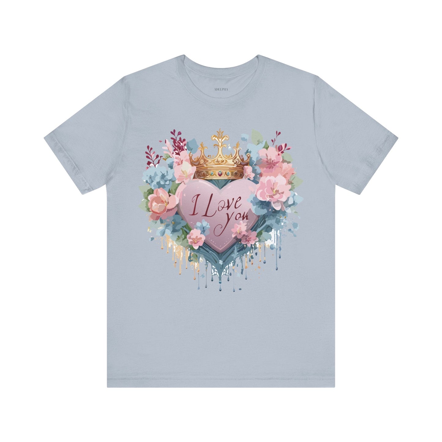 Valentine Graphic Tee Unisex Jersey Short Sleeve Vintage Inspired Art Design By Adelpha