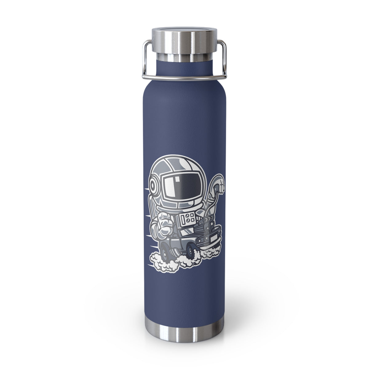 22oz Copper Insulated Water Bottle with Cartoon Design - CV55