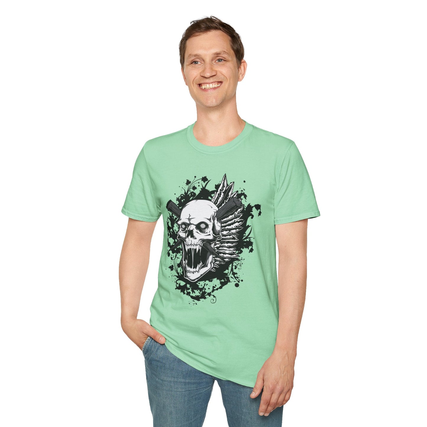 Art Design Graphic Tee Shirt Unisex Softstyle Gildan 64000 100 Percent Ring Spun Cotton