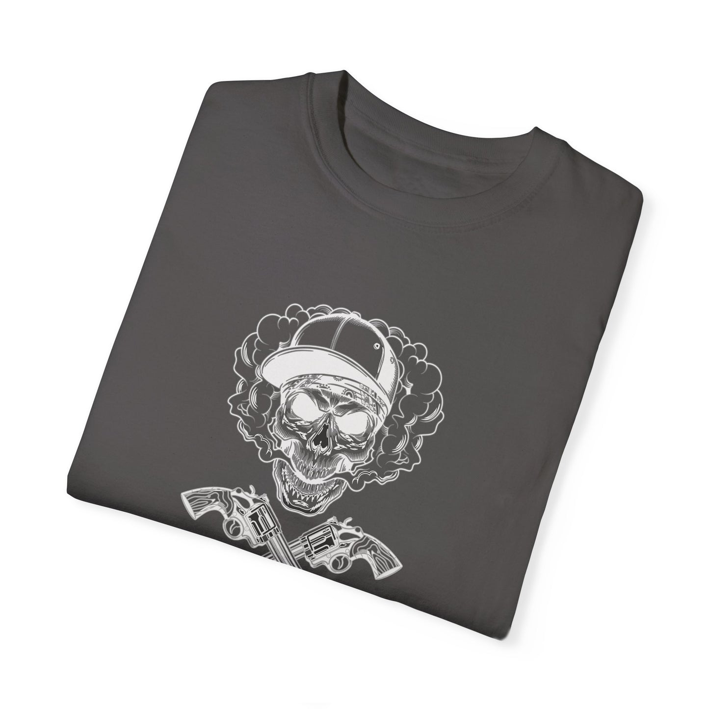 Unisex Cotton Tee Shirt with Skull