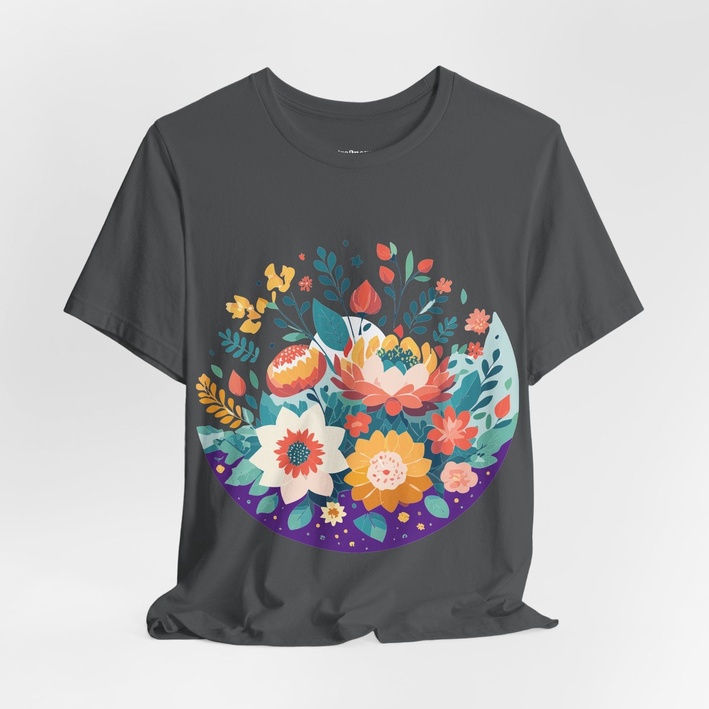 Flowers Shirt Floral Shirt Unisex Jersey Short Sleeve Tee Breathable Fabric Free Shipping