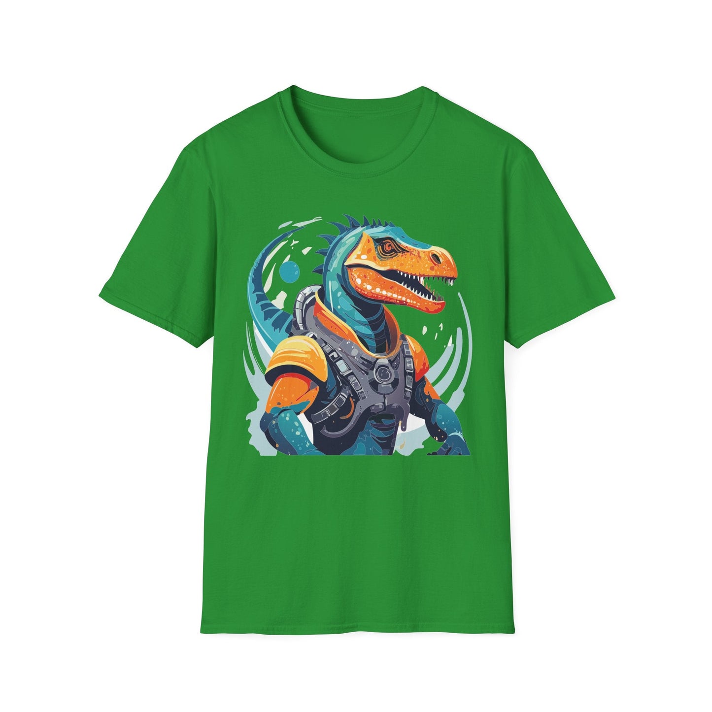 Alien Graphic Unisex Cotton Softstyle UFO Artwork Tee 10