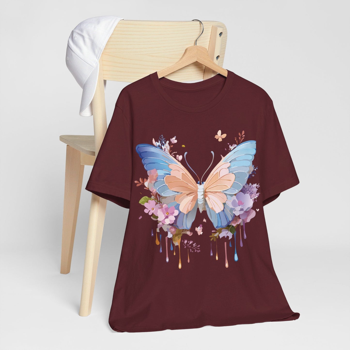 Butterfly Graphic Tee By Adelpha Unisex Short Sleeve Shirt Art Design