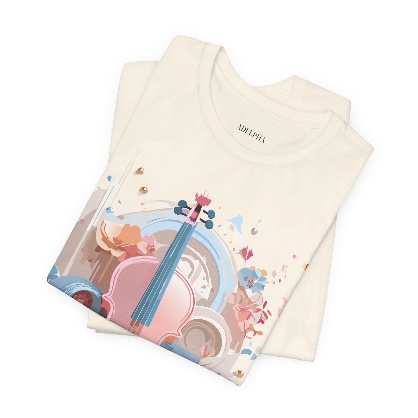 Music Graphic Tee Unisex Jersey Short Sleeve By Adelpha Vintage Inspired Artwork