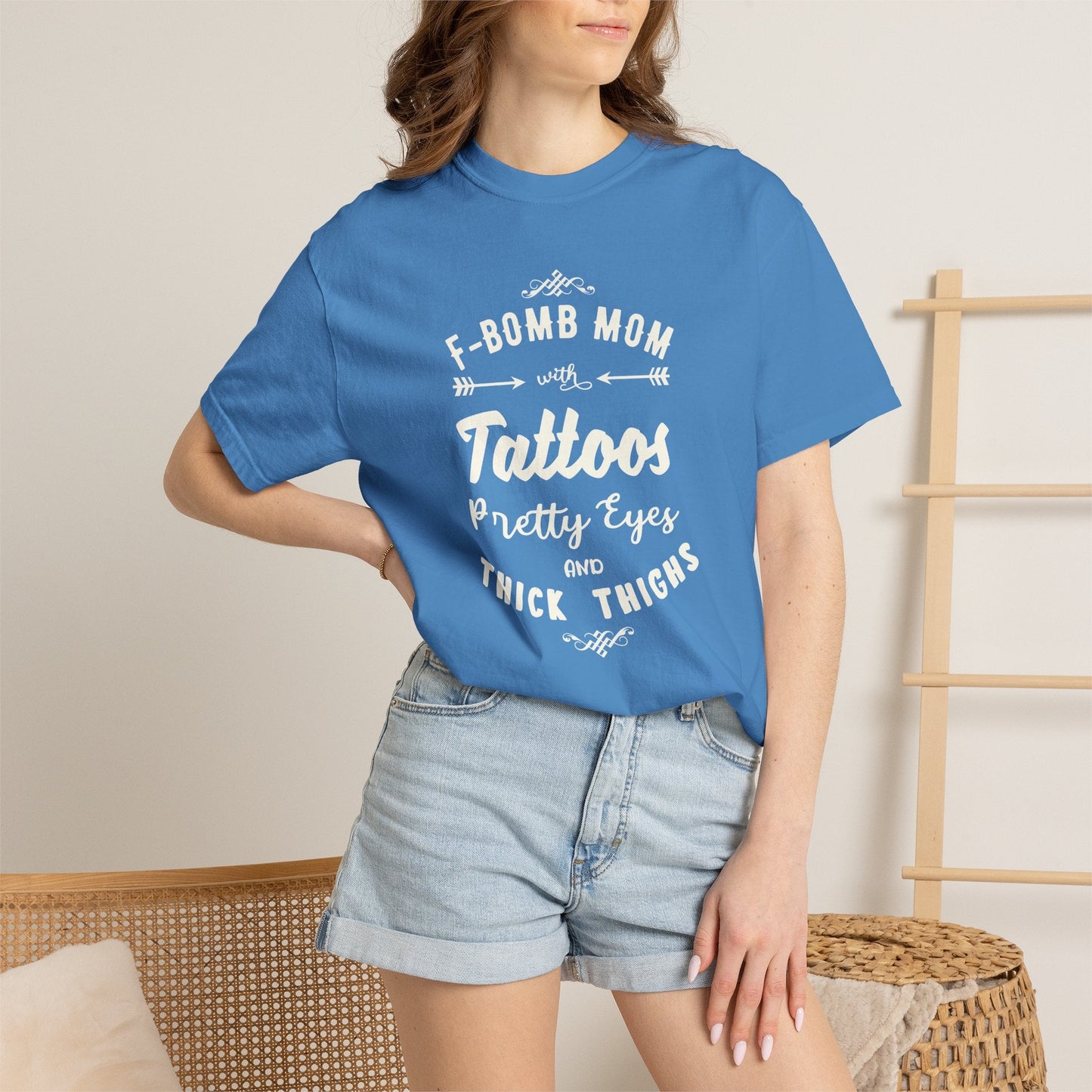 Mom T-shirt Mother's Day Mama Tee Unisex Comfort Colors Garment-Dyed Cotton h37