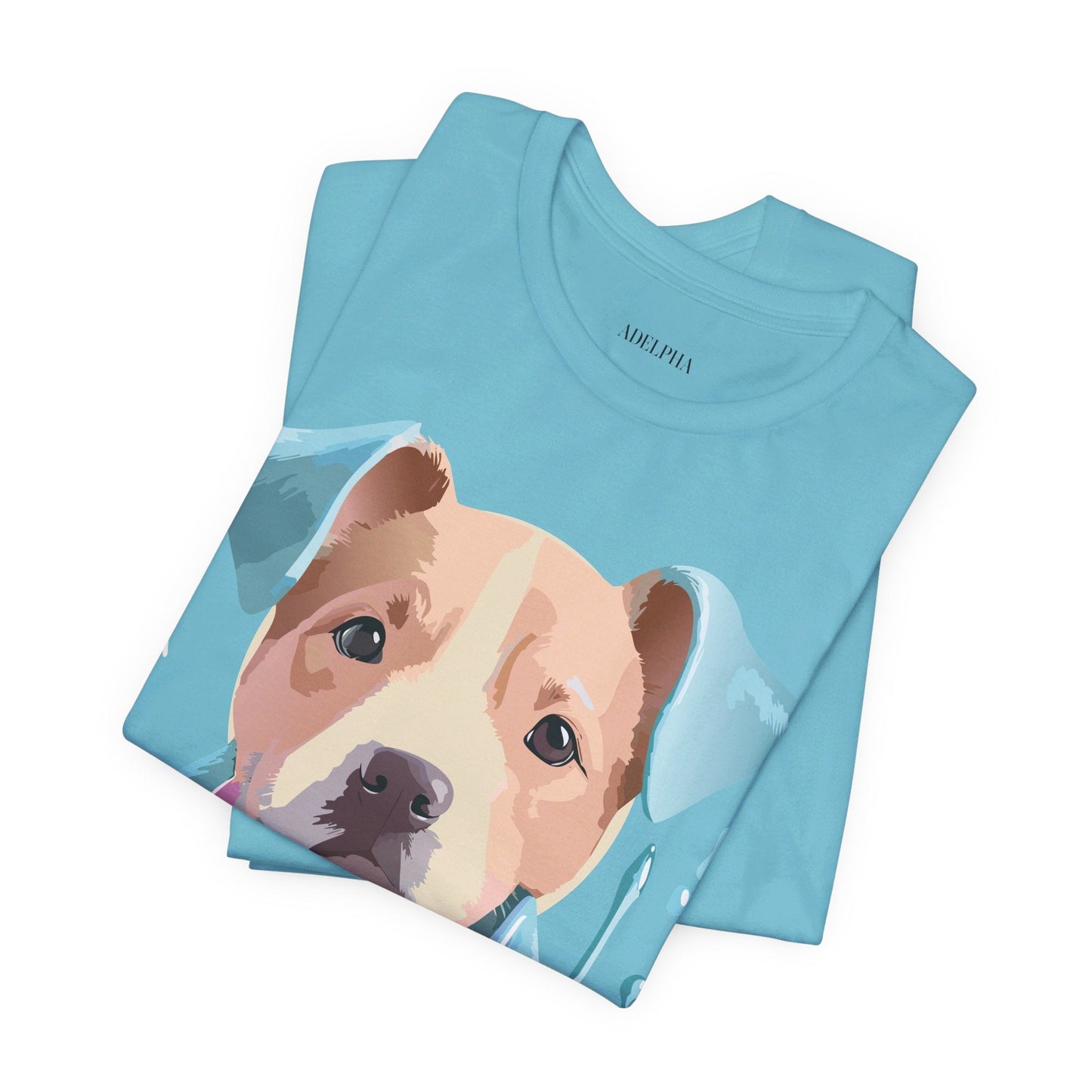 Dog Graphic T Shirt Unisex Jersey Short Sleeve Adelpha Vintage Art Tee Premium Comfort