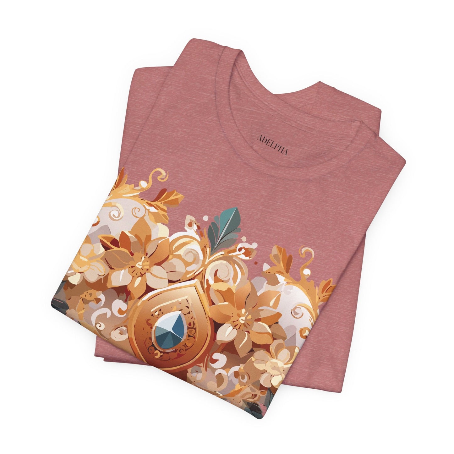 Jewelry Graphic Unisex 100 Cotton Vintage Treasure Art T-Shirt 34