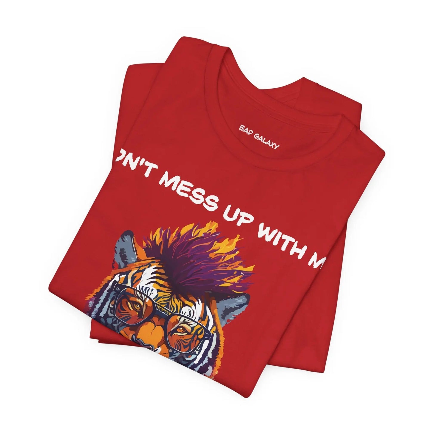 Bad Galaxy Animal T Shirt Cotton Comfort Eco Friendly Inks Printed In USA Free Shipping
